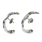 Hermes Chaine D'ancre 925 Earrings Silver French — view 4