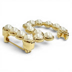 Chanel CC Logo Brooch Gold Adult Recommended — view 4