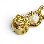 Chanel CC Logo Brooch Gold Adult Recommended — view 6