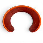Hermes Evelyne Bangle Aluminum Logo Chaine D'ancre Bracelet Orange — view 5