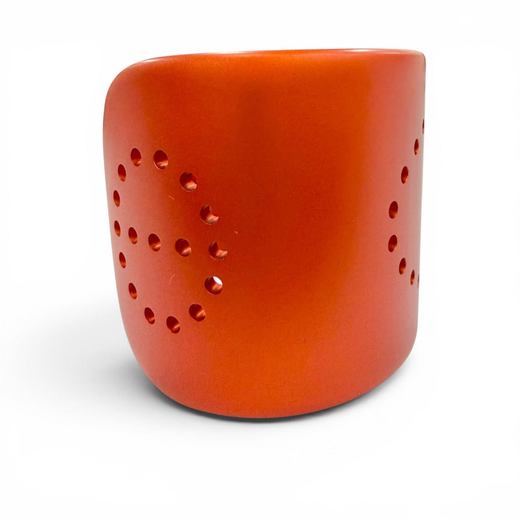 Hermes Evelyne Bangle Aluminum Logo Chaine D'ancre Bracelet Orange — view 4
