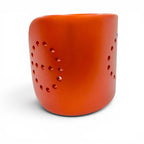 Hermes Evelyne Bangle Aluminum Logo Chaine D'ancre Bracelet Orange — view 4