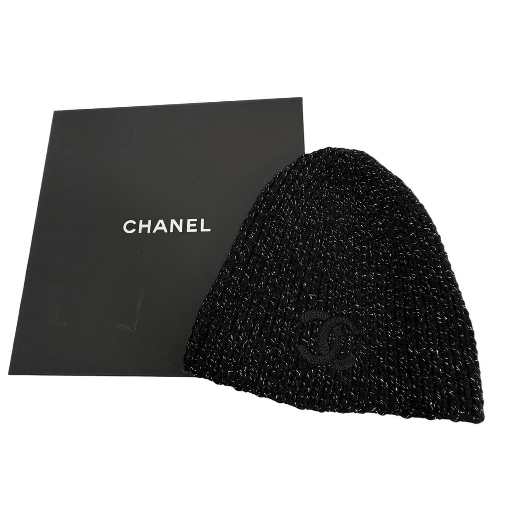 Chanel Cashmere 97% Cruise Collection Kokome Krame Hat Beanie Knit — view 2