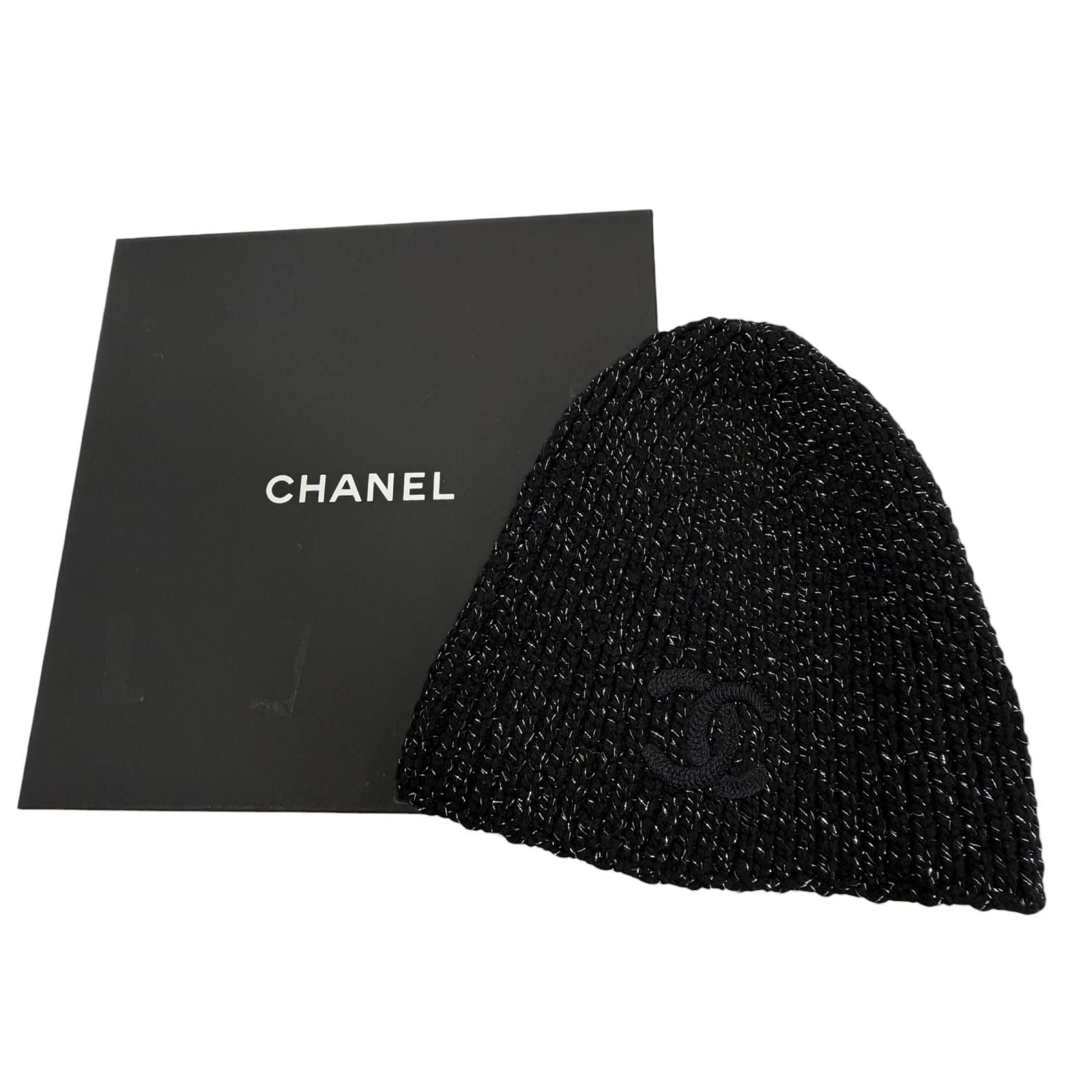 Chanel Cashmere 97% Cruise Collection Kokome Krame Hat Beanie Knit — view 2