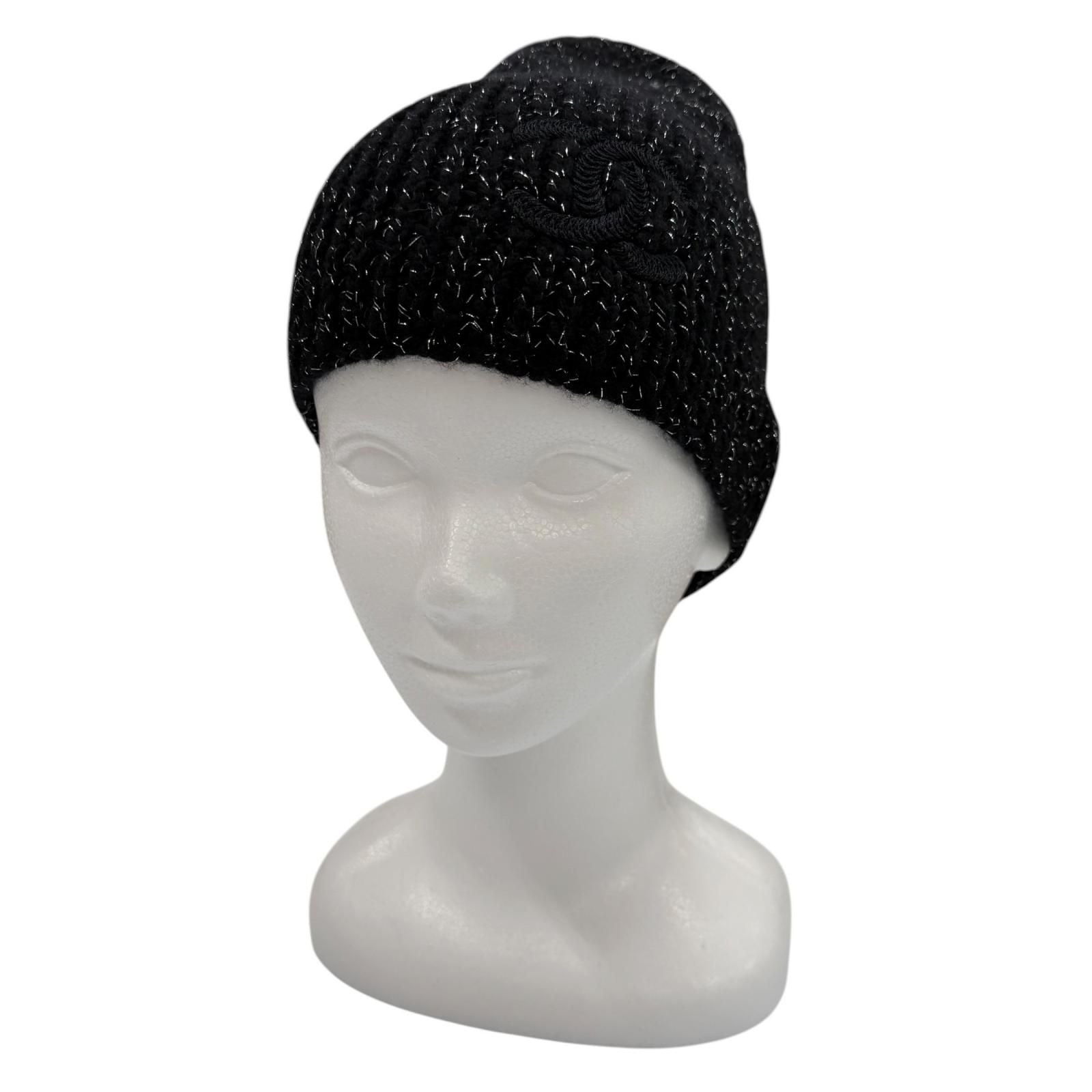 Chanel Cashmere 97% Cruise Collection Kokome Krame Hat Beanie Knit