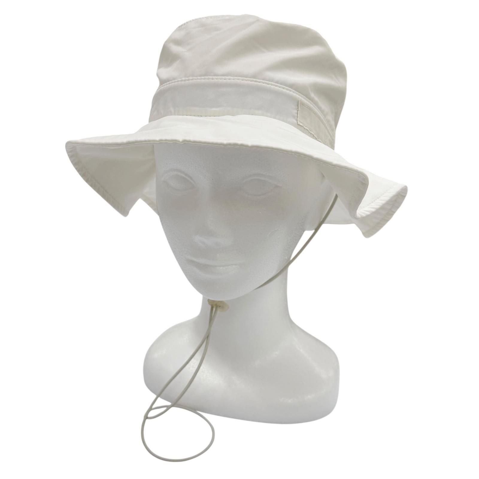 Dior Homme and Parley Logo Motif Hat Bucket Hat a Calf Chic Hat White 59