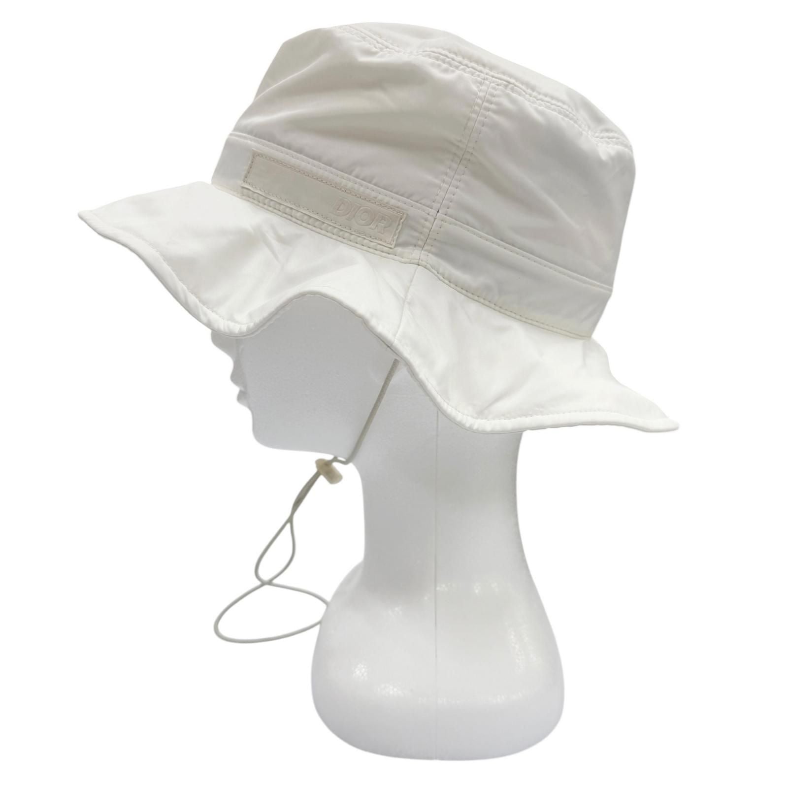 Dior Homme and Parley Logo Motif Hat Bucket Hat a Calf Chic Hat White 59 — view 2