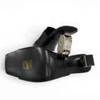 Hermes Iconic Silver Chaine D'ancre Heels Leather Sandals Black — view 7