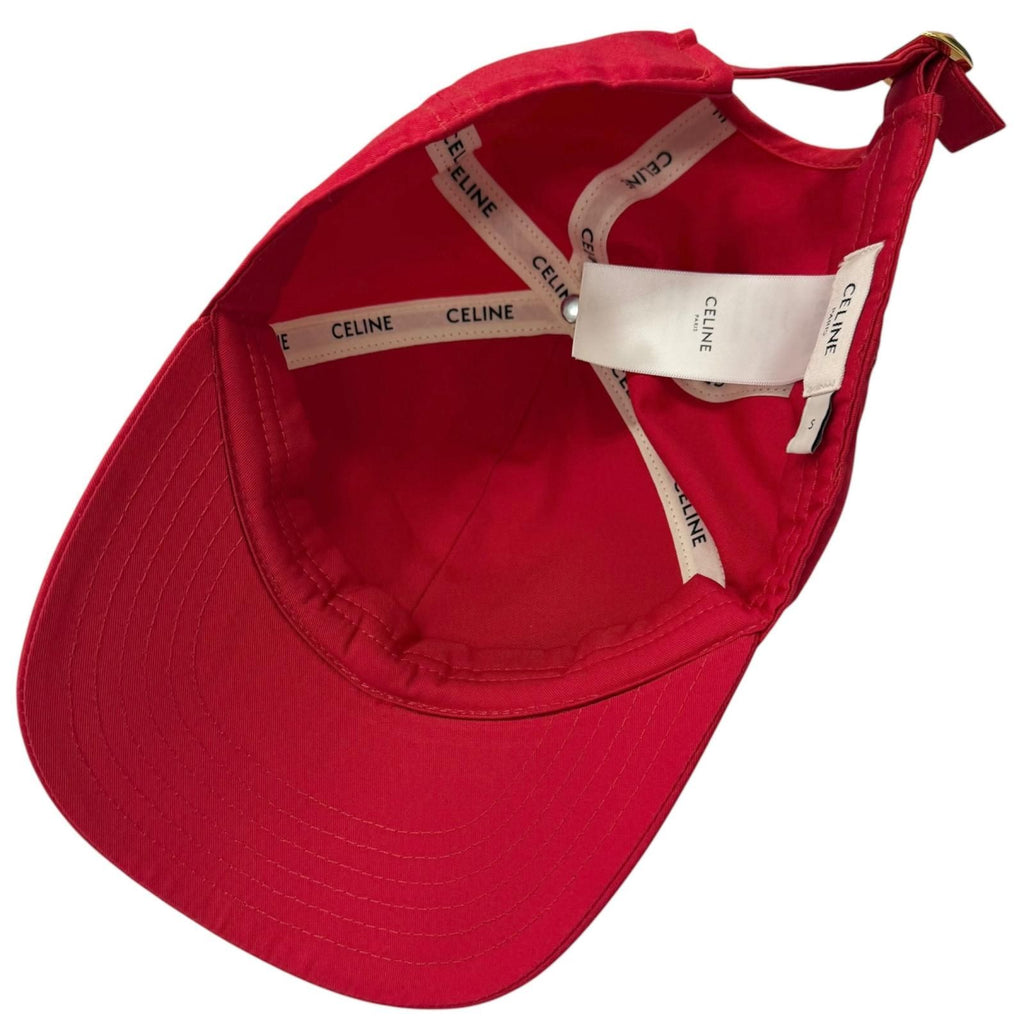 Celine Cotton 100% Snapback Baseball Cap Hat — view 4