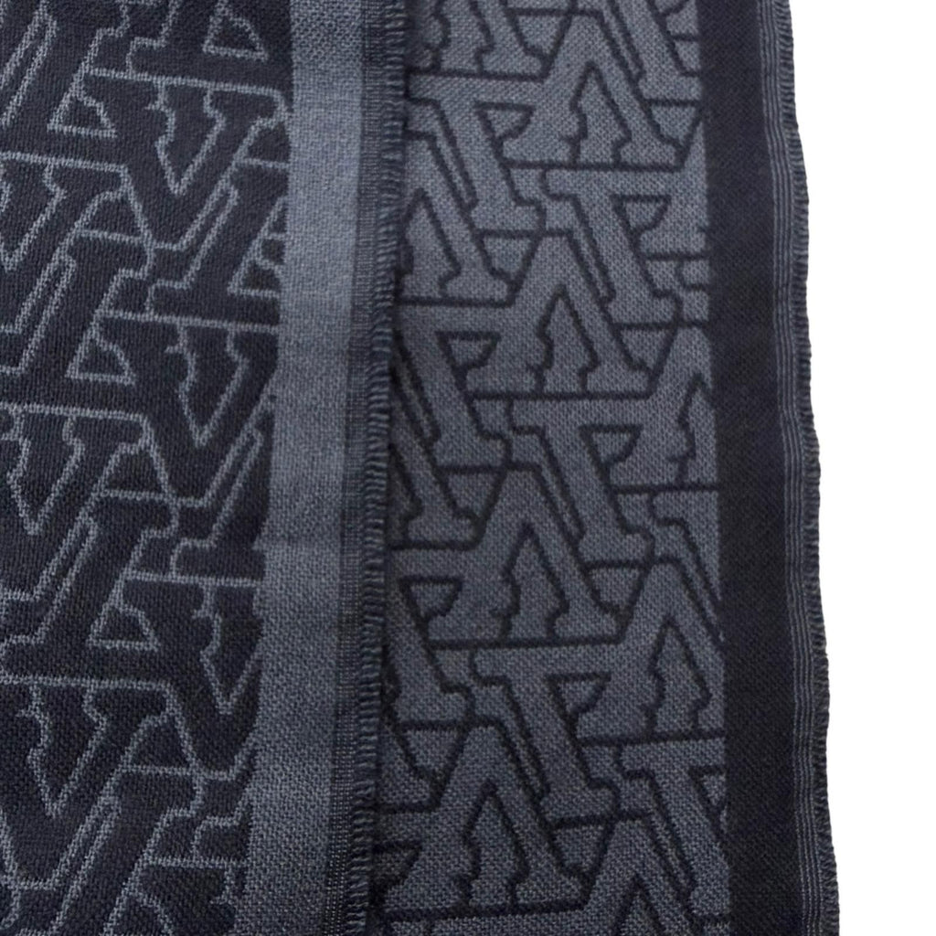 Louis Vuitton Wool Silk LV Stand Out Logo All Over Pattern Shawl Scarf — view 5