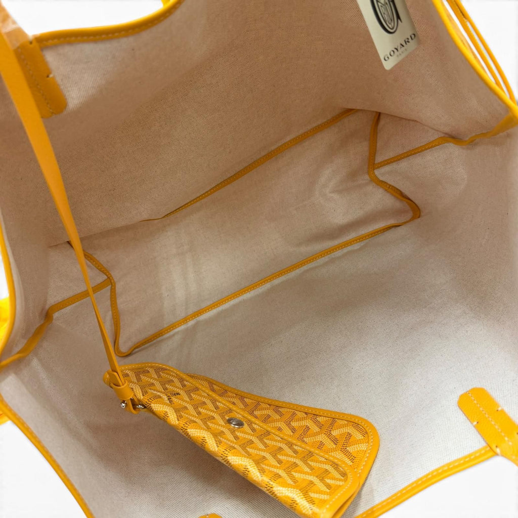 Goyard Saint Louis GM Processed Clip Universal Tote Yellow — view 8