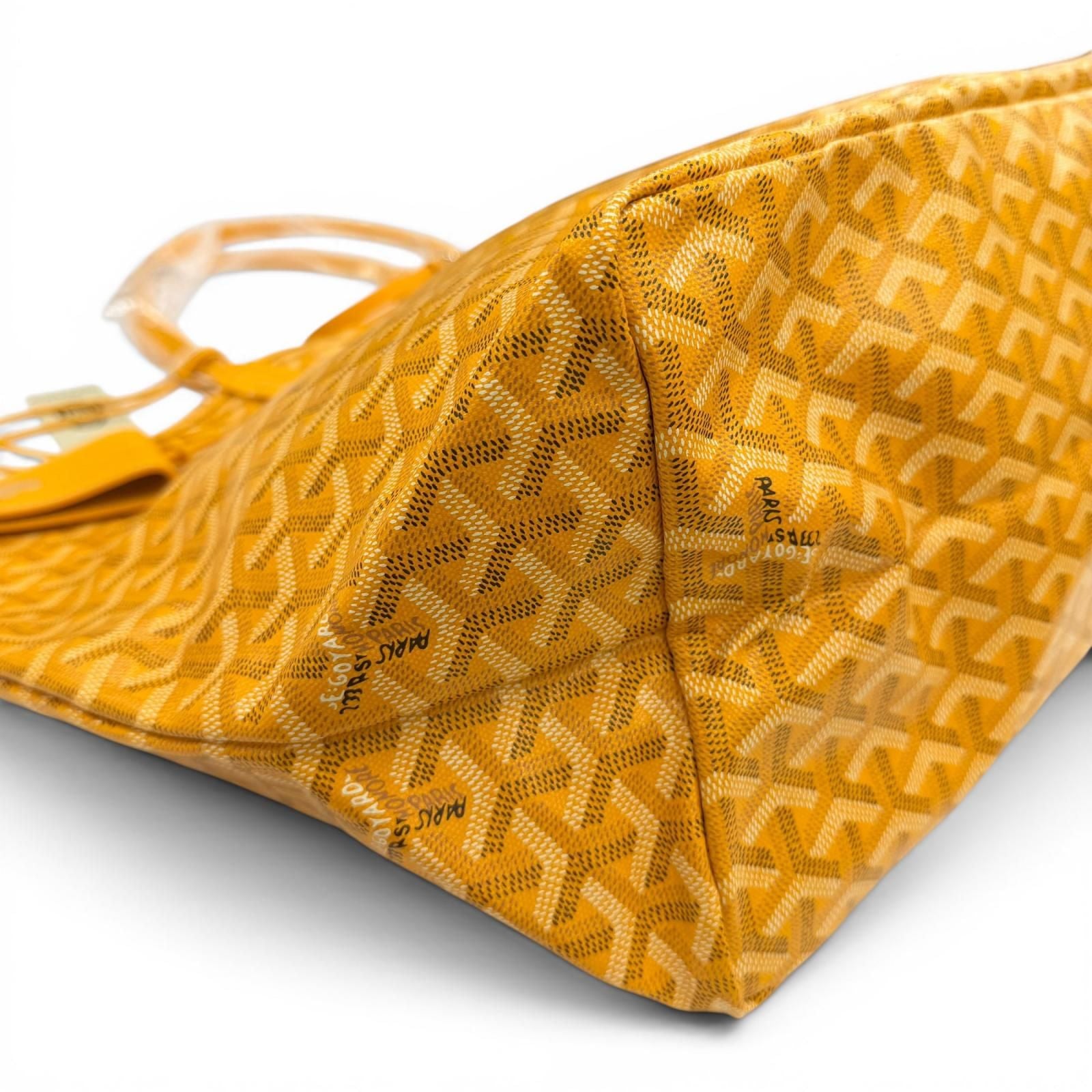 Goyard Saint Louis GM Processed Clip Universal Tote Yellow — view 5
