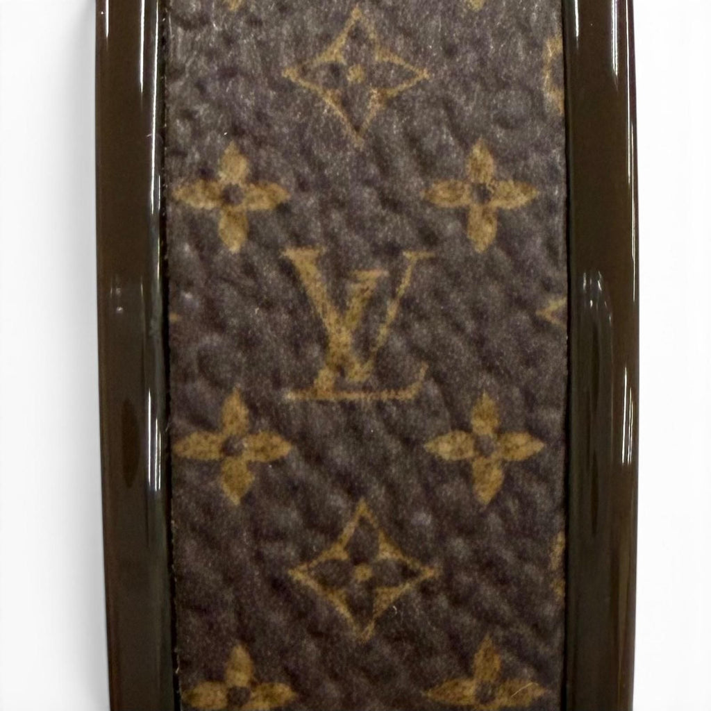 Louis Vuitton Headband Mng Resin Leather Monogram Brown — view 7