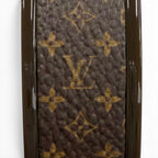 Louis Vuitton Headband Mng Resin Leather Monogram Brown — view 7