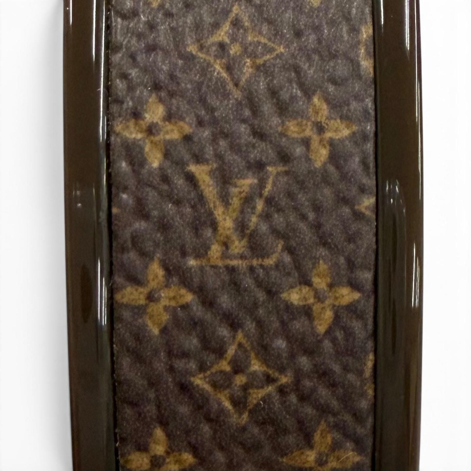 Louis Vuitton Headband Mng Resin Leather Monogram Brown — view 7