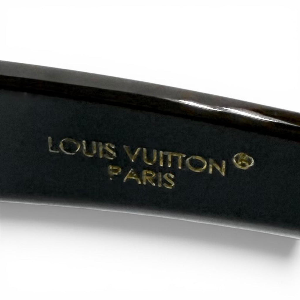 Louis Vuitton Headband Mng Resin Leather Monogram Brown — view 9