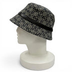 Loewe Leather Anagram Jacquard Bucket Hat Navy 57 — view 3