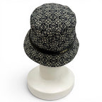 Loewe Leather Anagram Jacquard Bucket Hat Navy 57 — view 4