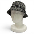 Loewe Leather Anagram Jacquard Bucket Hat Navy 57
