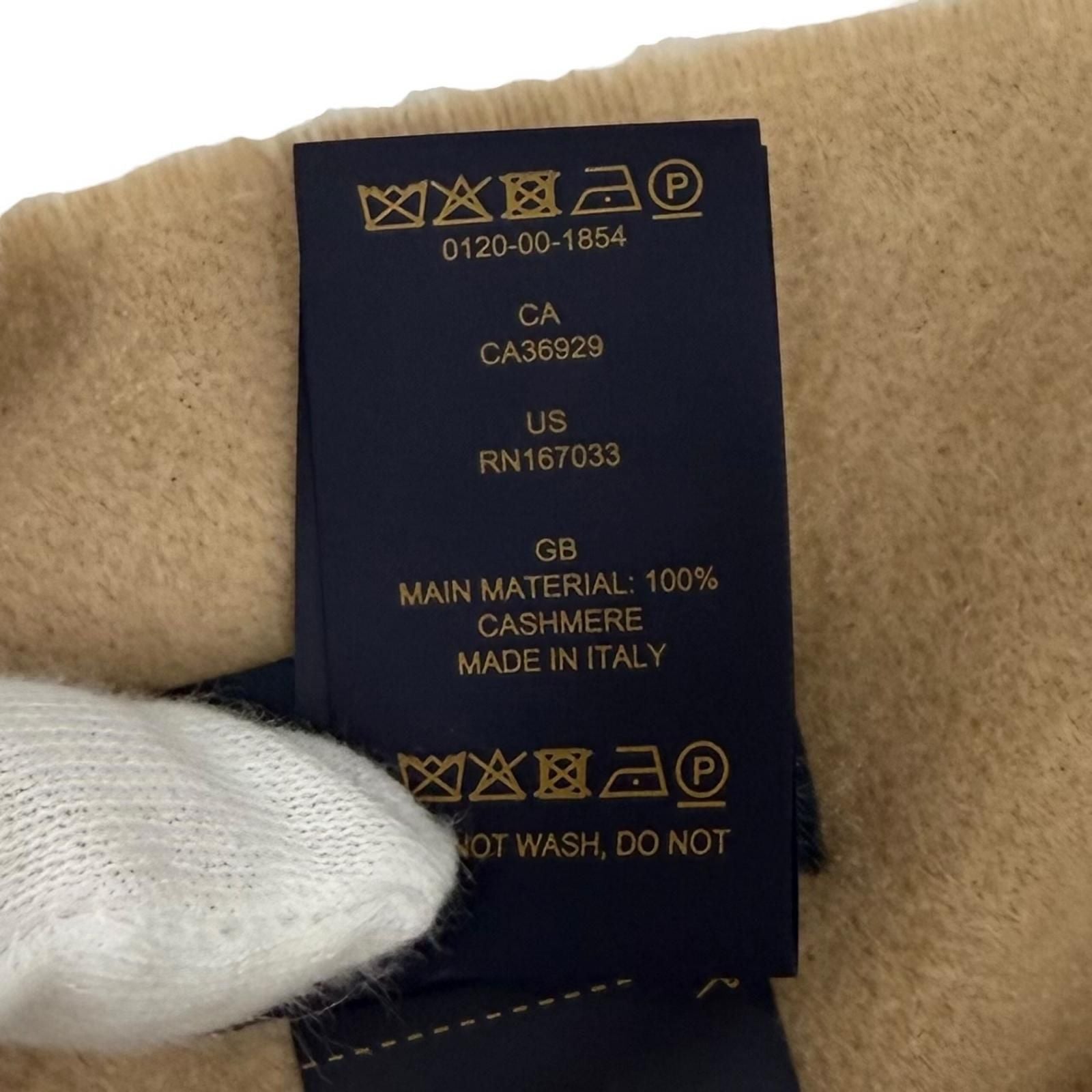 Louis Vuitton Scarf Reykjavik Cashmere 100% Monogram with Fringe 170 45 — view 9