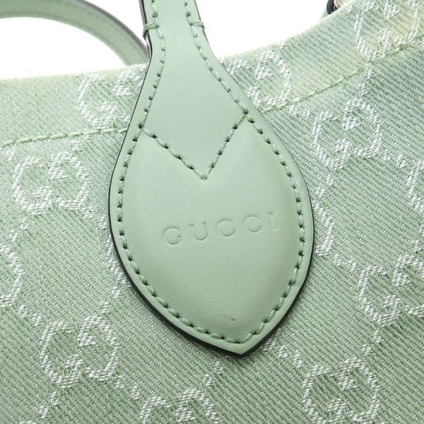 Gucci GG Denim Hand Shoulder Out of Stock Clutch — view 8