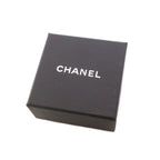 Chanel 24k CC Logo Ribbon Earrings Silver Color Gold KH — view 8