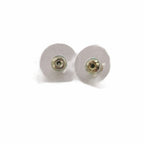 Chanel 24k CC Logo Ribbon Earrings Silver Color Gold KH — view 7