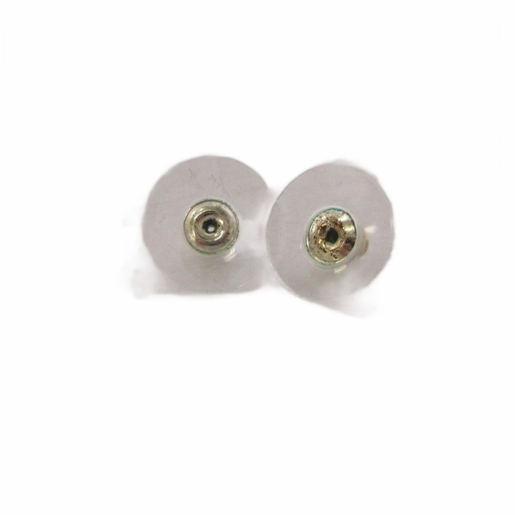 Chanel 24k CC Logo Ribbon Earrings Silver Color Gold KH — view 7