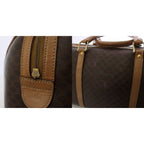 Celine Macadam Pattern Boston Bag Brown KH — view 9