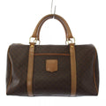 Celine Macadam Pattern Boston Bag Brown KH