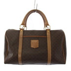 Celine Macadam Pattern Boston Bag Brown KH