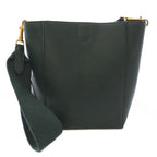 Celine Sangle Small Bucket Bag Leather Green TK 36 OH — view 2