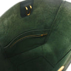Celine Sangle Small Bucket Bag Leather Green TK 36 OH — view 6