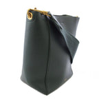 Celine Sangle Small Bucket Bag Leather Green TK 36 OH — view 3