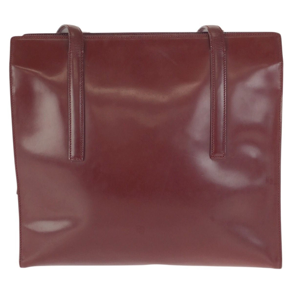 Prada Spazzolato Winered Bordeaux Patent Leather Shoulder — view 2