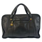 Loewe Anagram Black Gold Leather Boston — view 2