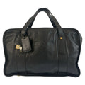 Loewe Anagram Black Gold Leather Boston