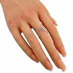 Gucci Italy GG Running Ring 18k White Gold Diamond — view 2