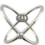 Gucci Italy GG Running Ring 18k White Gold Diamond — view 5