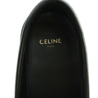 Celine with Triomphe Chain Margaret Loafers Leather 38 Black — view 8