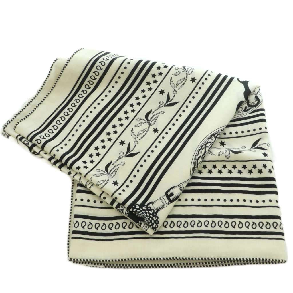 Hermes Carre Geant Cashmere Silk 140 Amazon Festival Bandana Scarf Square — view 3