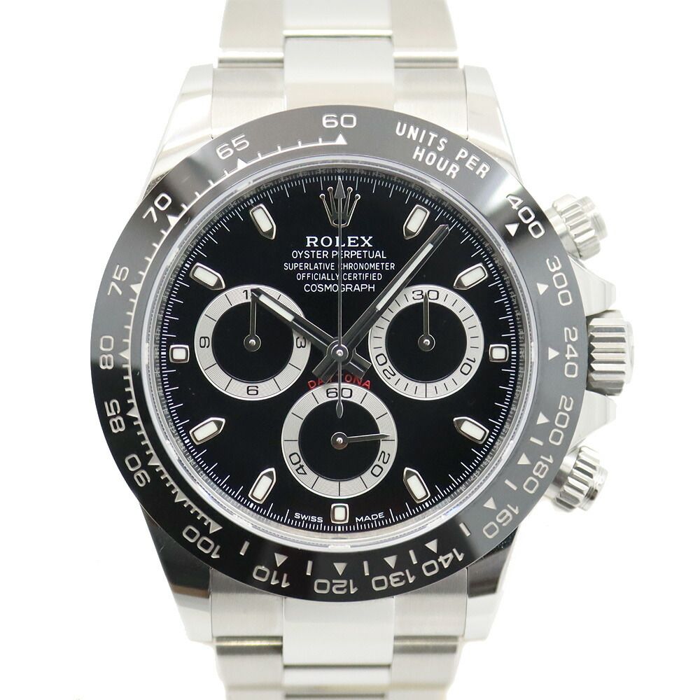 Rolex Daytona Black Box SS Watch