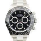 Rolex Daytona Black Box SS Watch