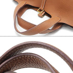 Hermes Picotin Lock PM Handbag Brown Gold — view 4