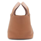 Hermes Picotin Lock PM Handbag Brown Gold — view 2