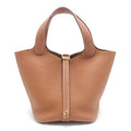 Hermes Picotin Lock PM Handbag Brown Gold