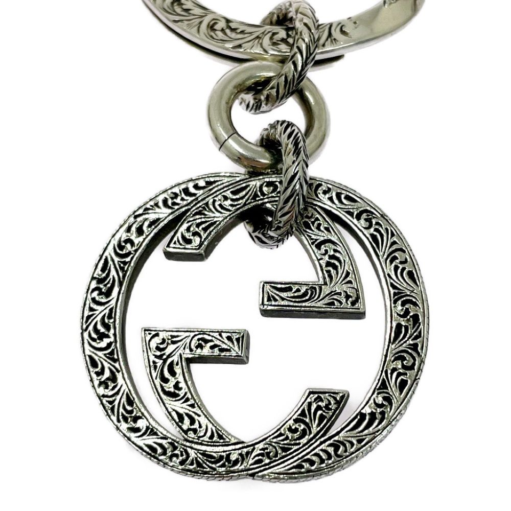 Gucci Silver Interlocking Arabesque — view 4