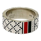 Gucci Silver Diamantissima Sherry Line Ring — view 3