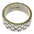 Gucci Silver Diamantissima Sherry Line Ring — view 8