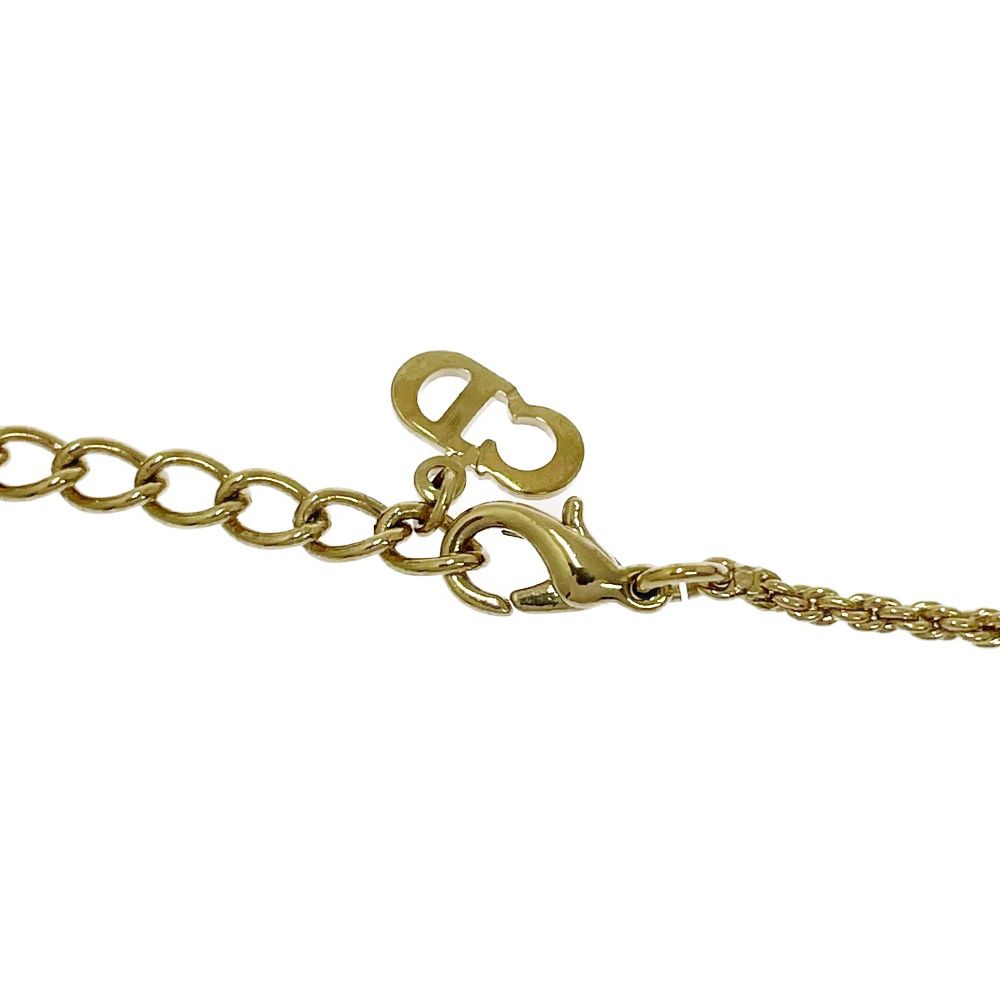 Dior Heart CD Logo Necklace Gold — view 7